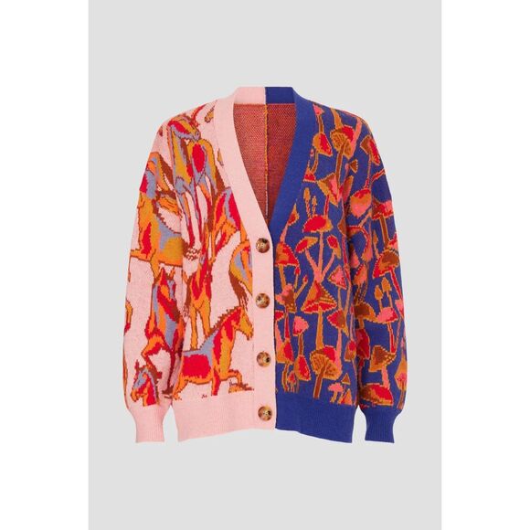 FARM Rio Mixed Mushroom Cardigan ❤️🩹 - Picture 3 of 10